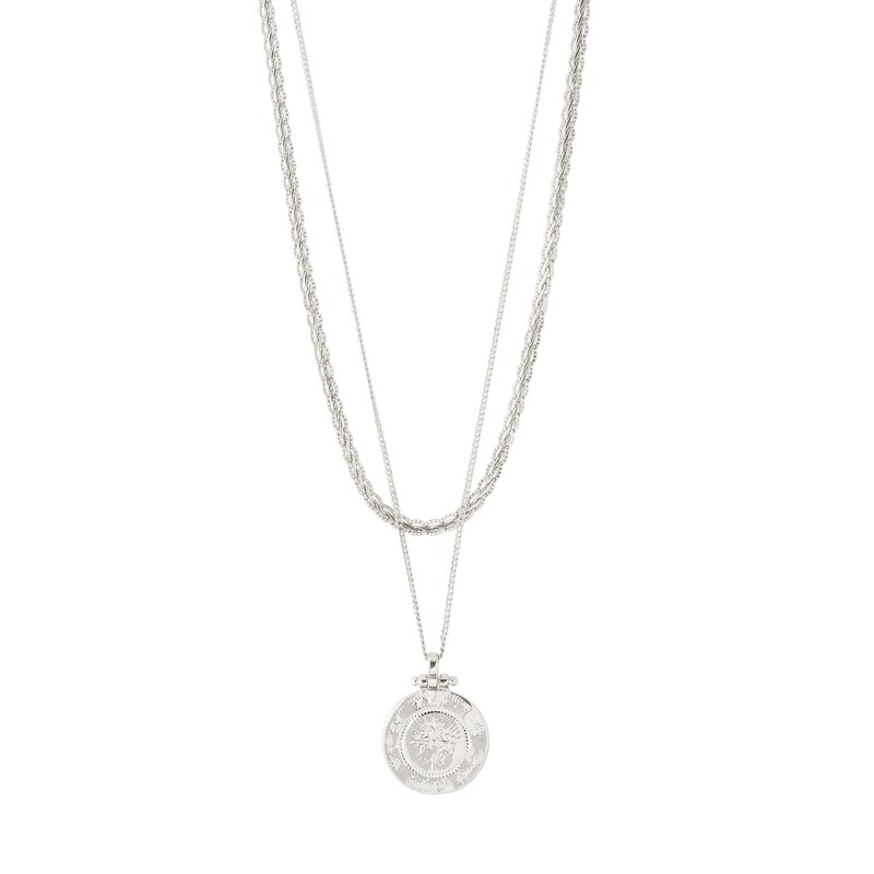 Pilgrim Silver Nomad 2-in-1 Necklace