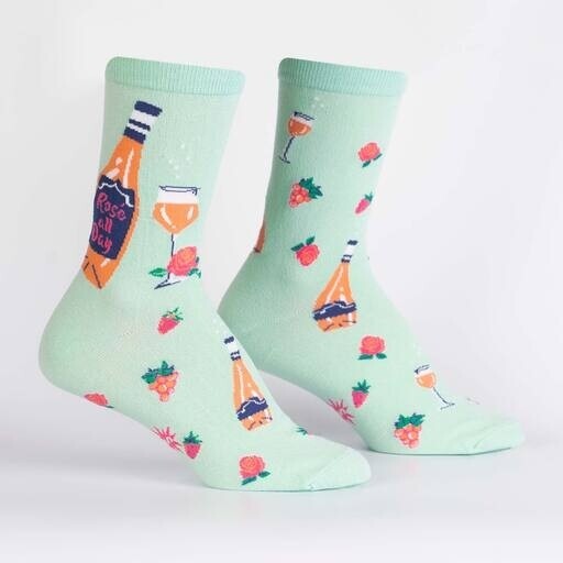 Sock It To Me - Women's Crew Socks | Rosé All Day