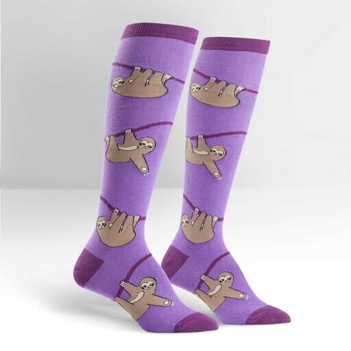 Sock It To Me - Women's Knee-high Socks | Sloth