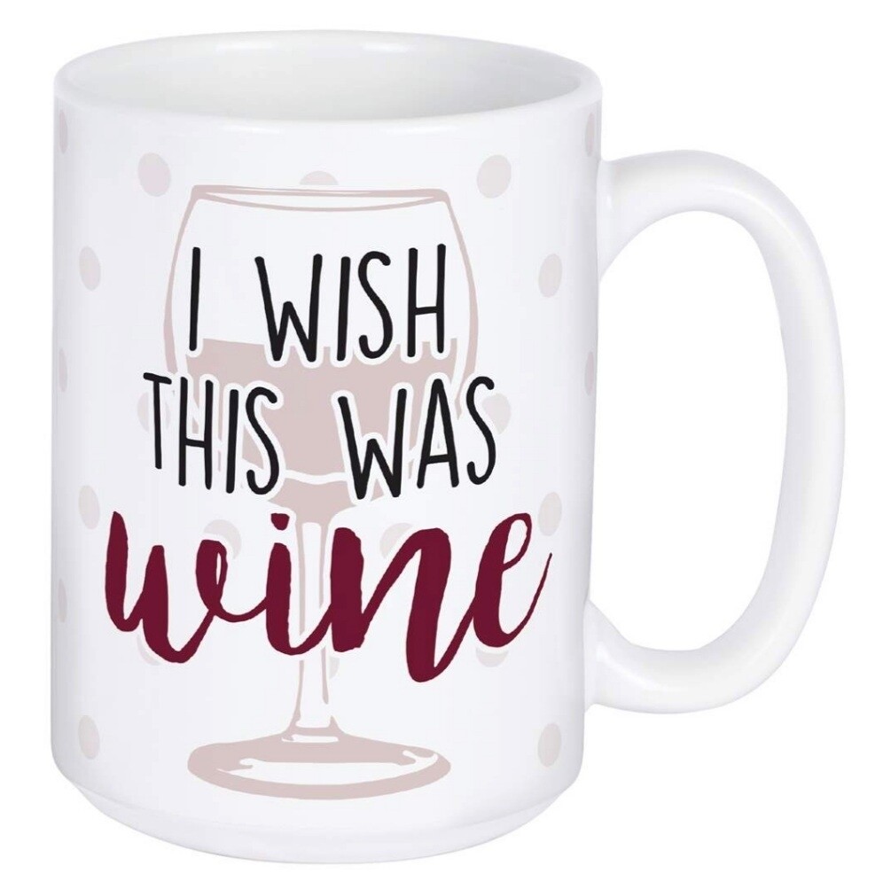 Carson Mug | I Wish This Was Wine