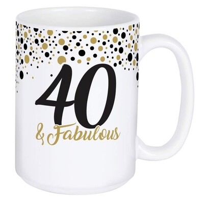 Carson Mug | 40 & Fabulous