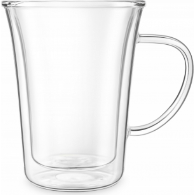 Final Touch | 10oz Double-wall Insulated Glass Mug