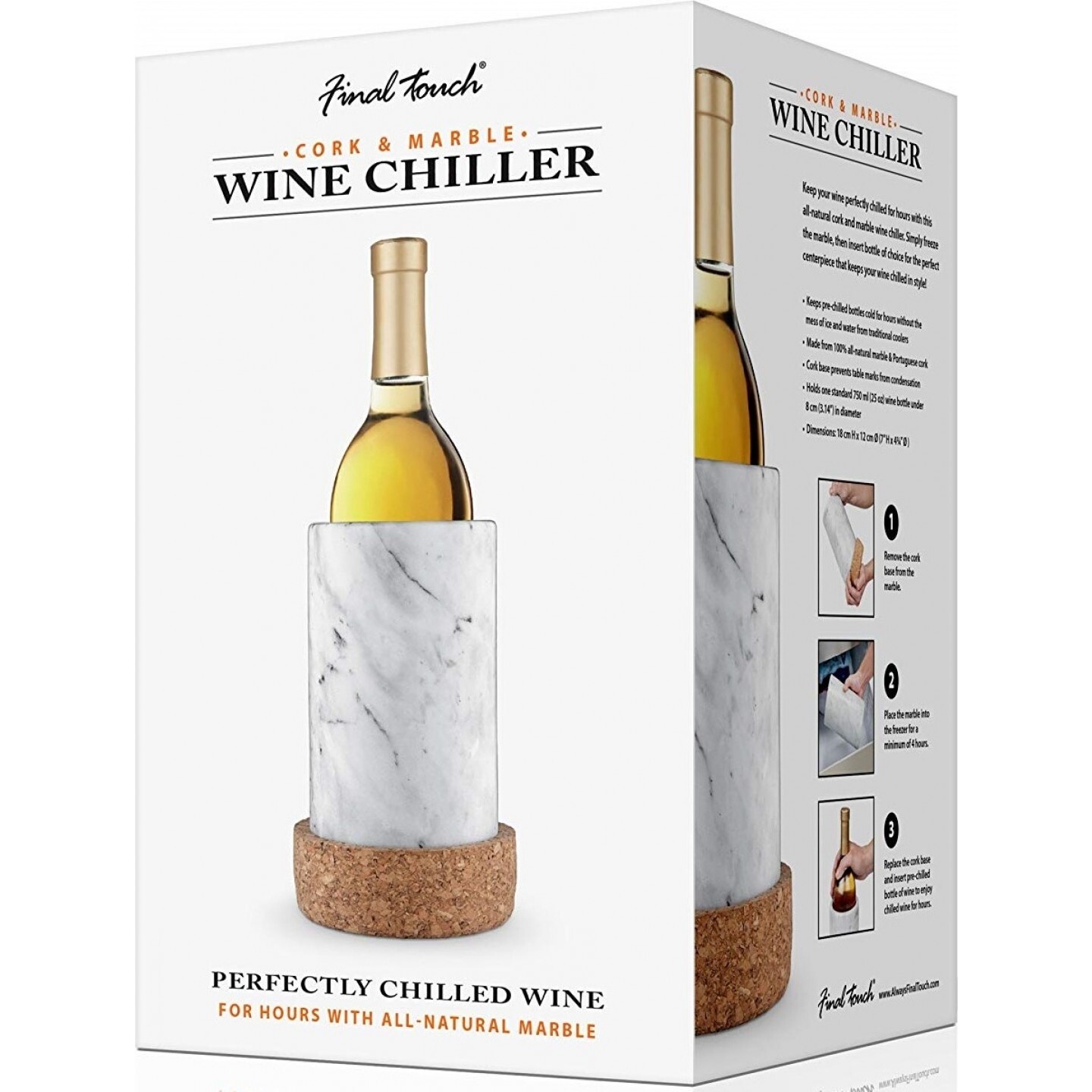 Final Touch | Marble & Cork Wine Chiller