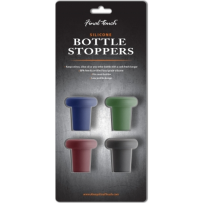 Final Touch | Silicone Bottle Stoppers (Set of 4)