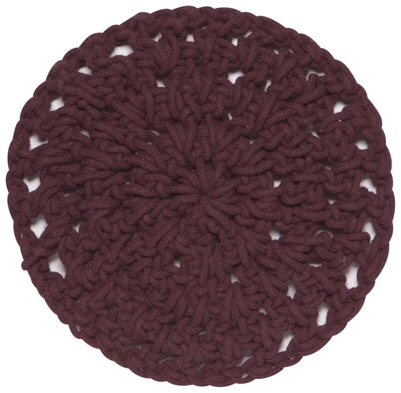 Danica Heirloom Knotted Trivet - Wine