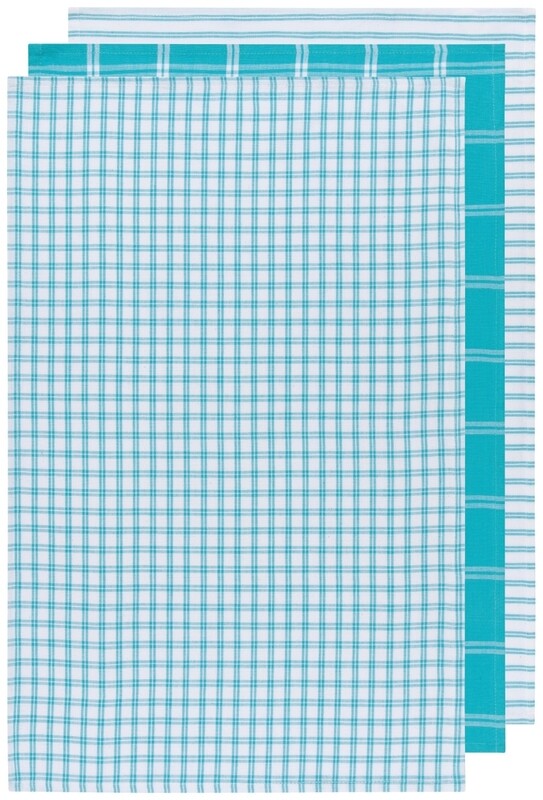 Now Designs Tic Tac Toe Dishtowels (Set of 3) | Bali Blue