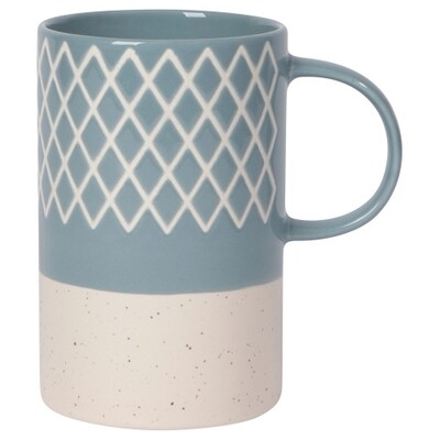 Danica Etch Mug | Slate Blue