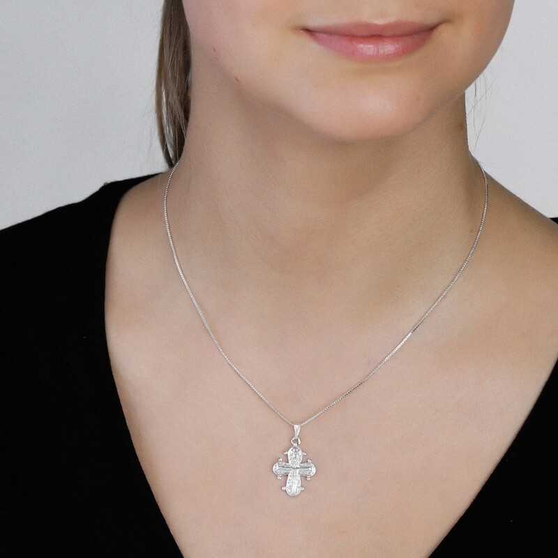 Pilgrim Silver Dagmar Cross Necklace