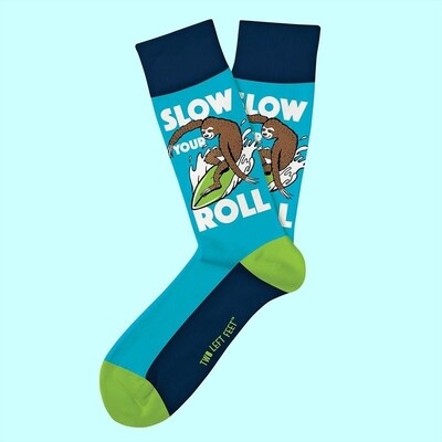 Two Left Feet - Everyday Socks | Slow Your Roll (Sloth)