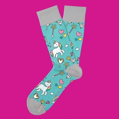Two Left Feet - Everyday Socks | Sparkle All Day (Unicorn)