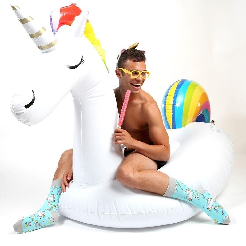 Two Left Feet - Everyday Socks | Sparkle All Day (Unicorn)