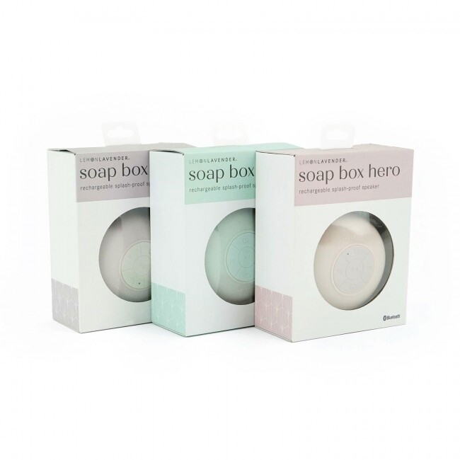 Lemon Lavender Splash Proof Bluetooth Speaker