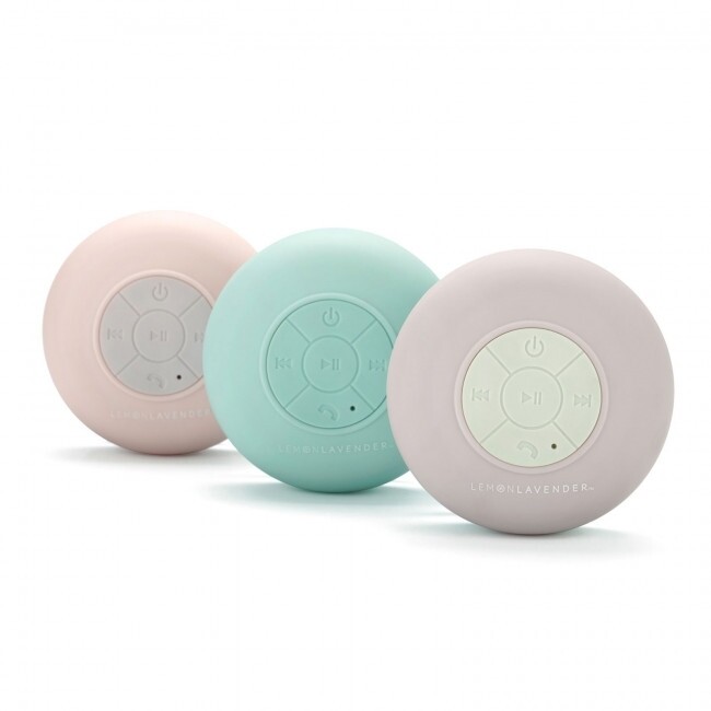 Lemon Lavender Splash Proof Bluetooth Speaker
