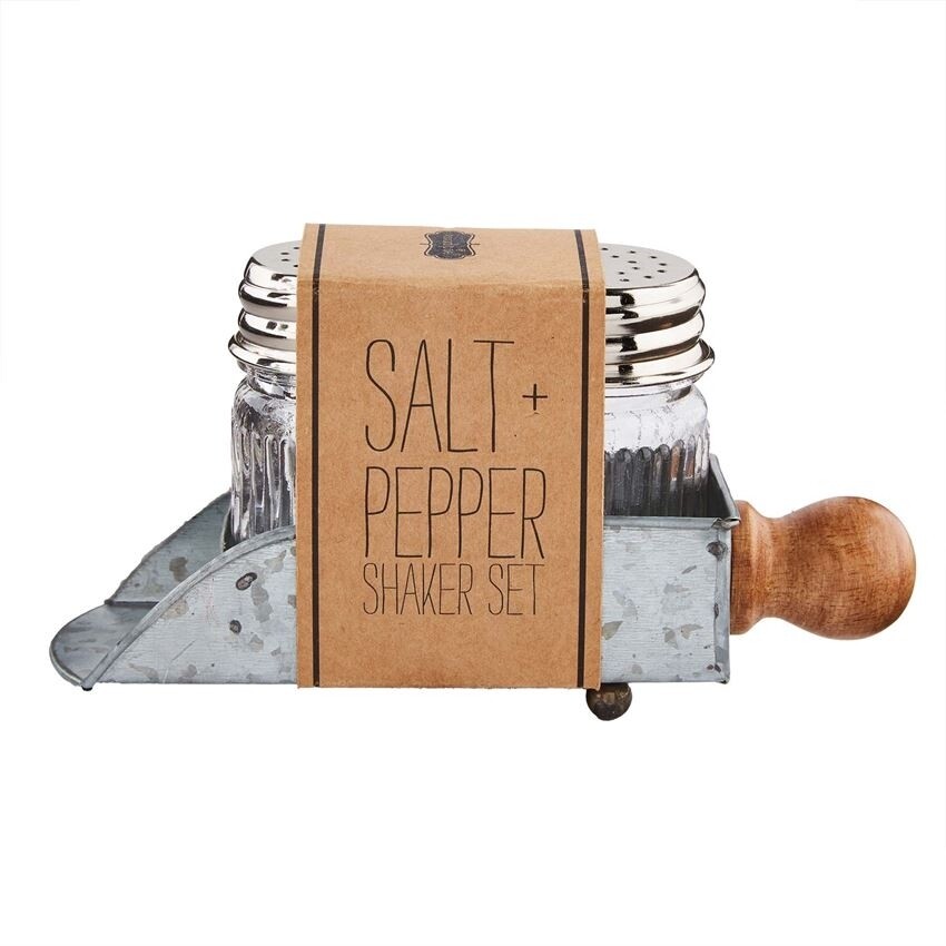 MudPie | Scoop Salt & Pepper Set