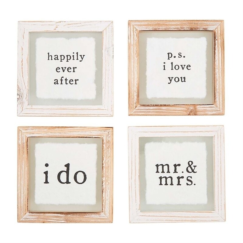 MudPie | Wedding Coaster Set