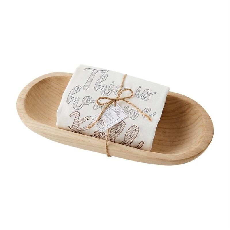 MudPie | Bread Bowl &amp; Towel Set