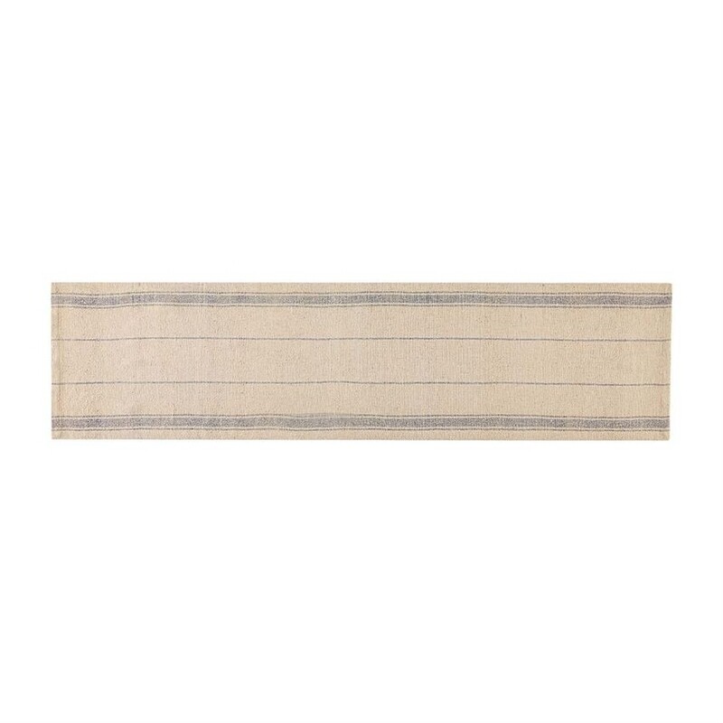MudPie | Ponchaa Blue Stripe Table Runner