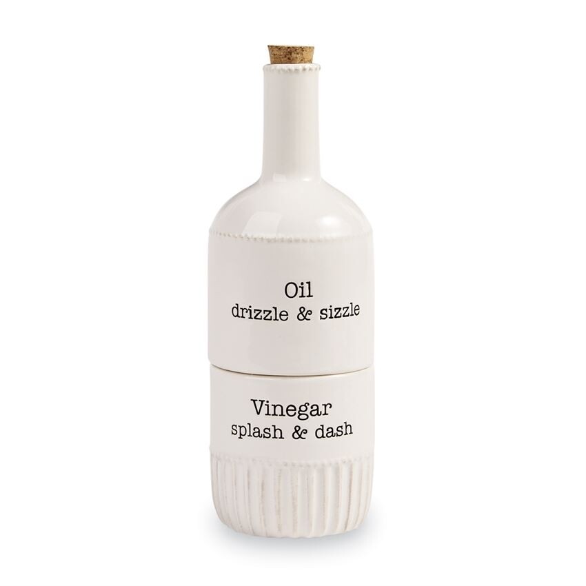 MudPie | Stacked Oil & Vinegar Set