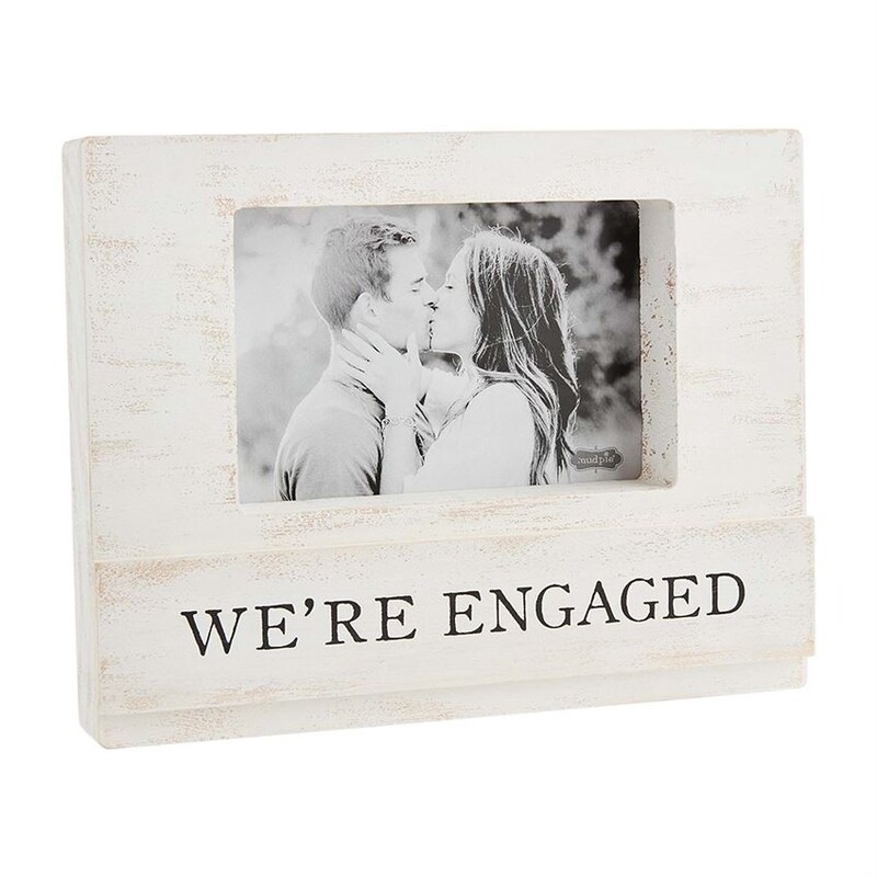 MudPie | We&#39;re Engaged Block Frame