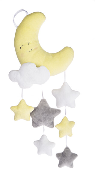 GANZ Moon & Stars Plush Wall Decor