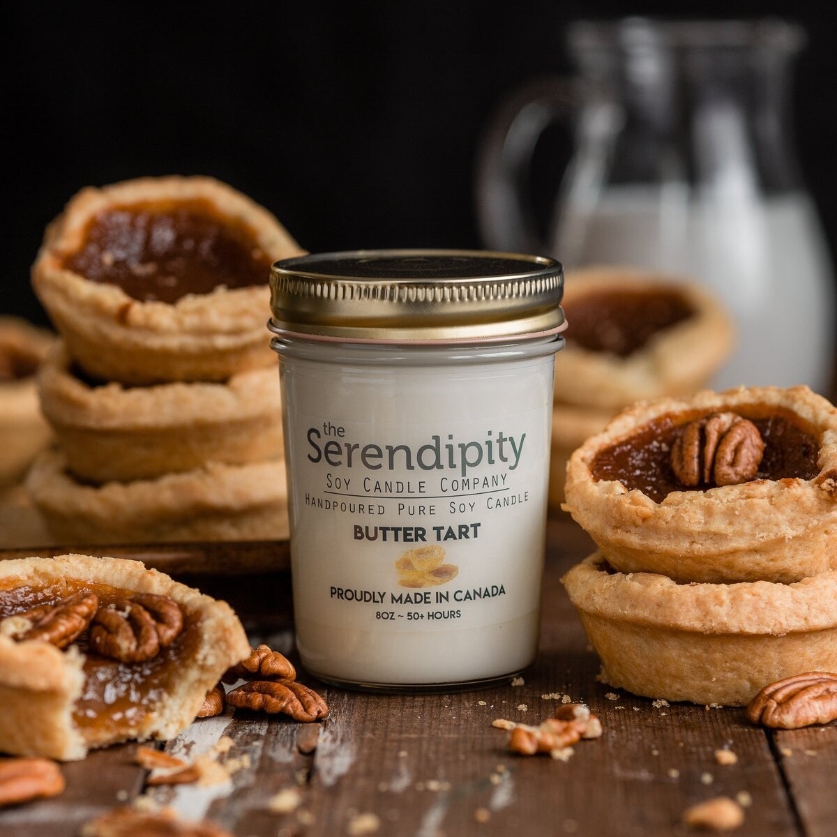 Serendipity 8 oz Soy Candle Jar | Buttertart