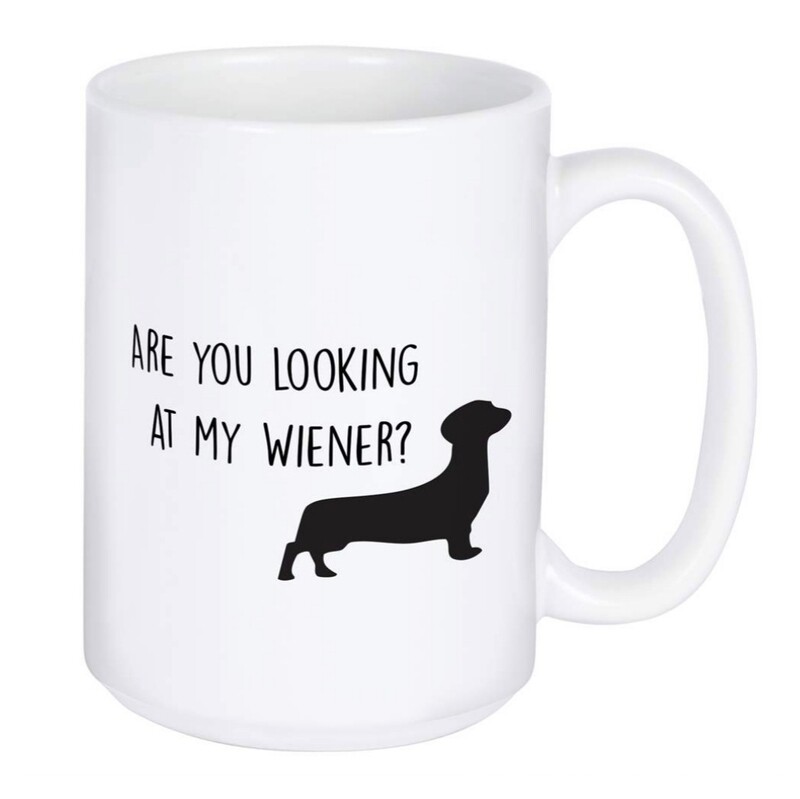 Carson Mug | Looking at my Wiener