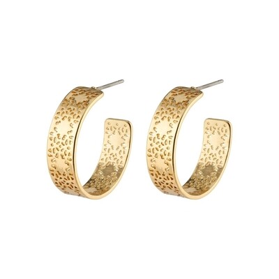 Pilgrim Gold Carol Earrings