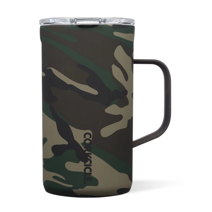 Corkcicle Coffee Mug | 22oz Woodland Camo
