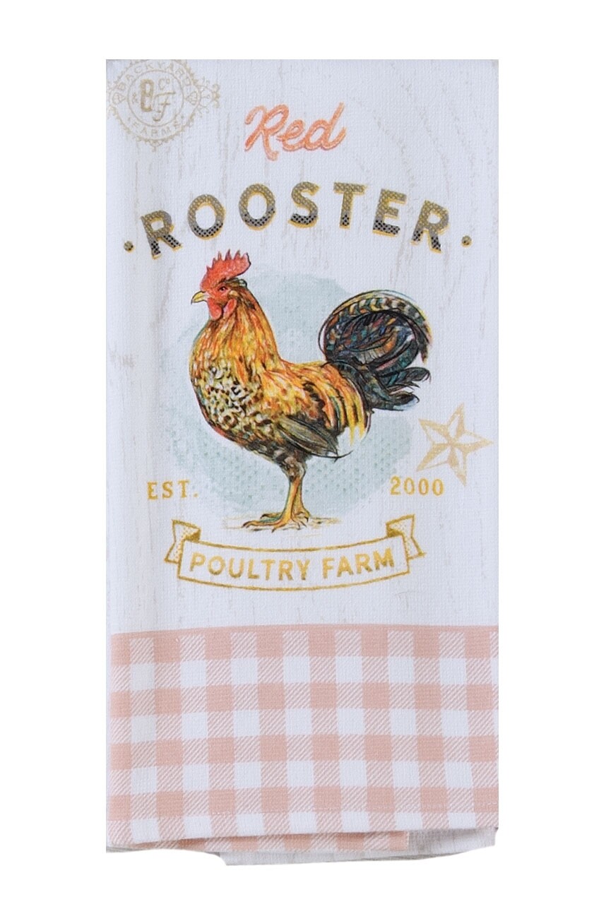 Kay Dee Designs Duel Purpose Terry Towel | Local Market - Red Rooster