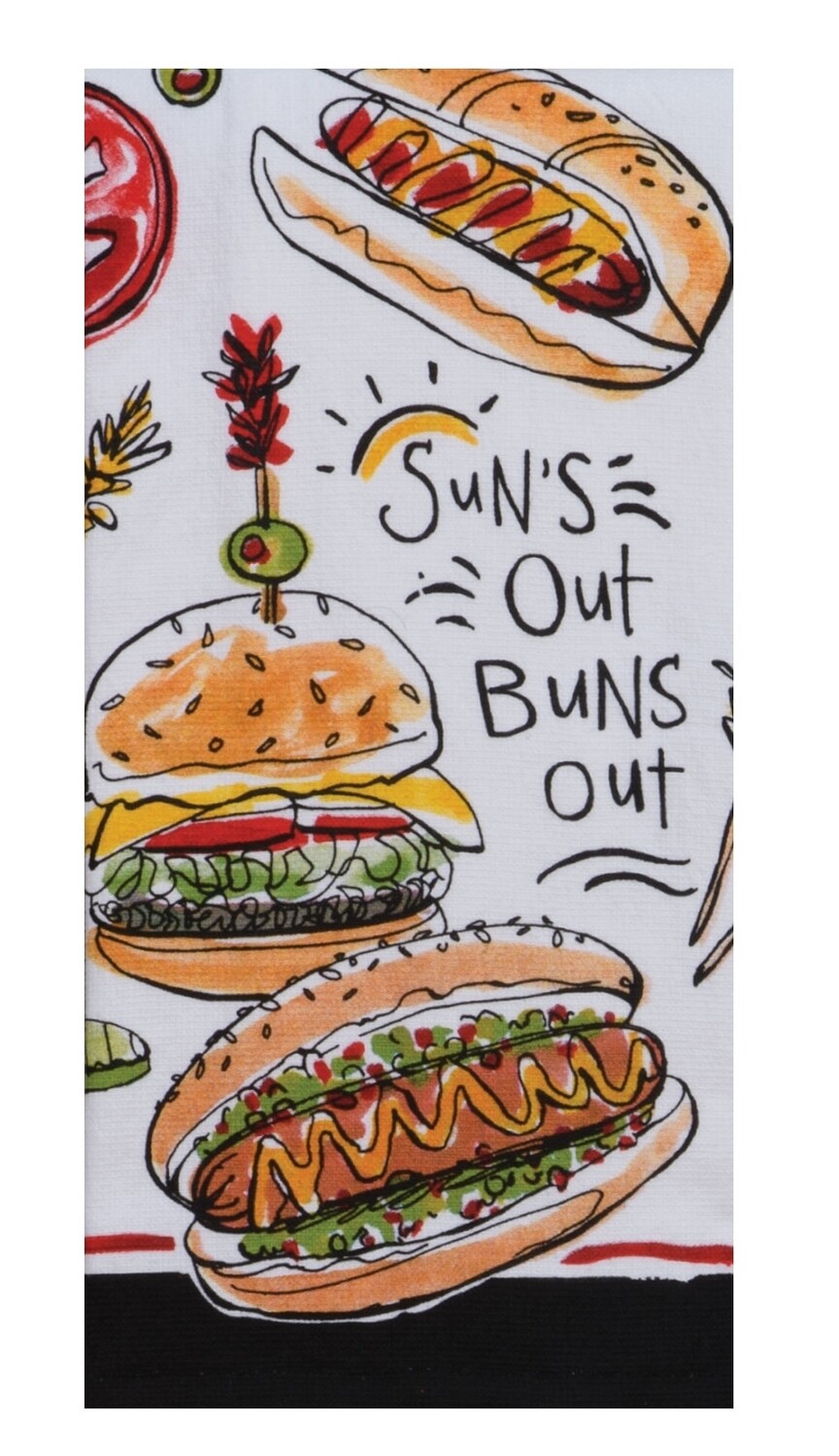 Kay Dee Designs Duel Purpose Terry Towel | Suns Out, Buns Out