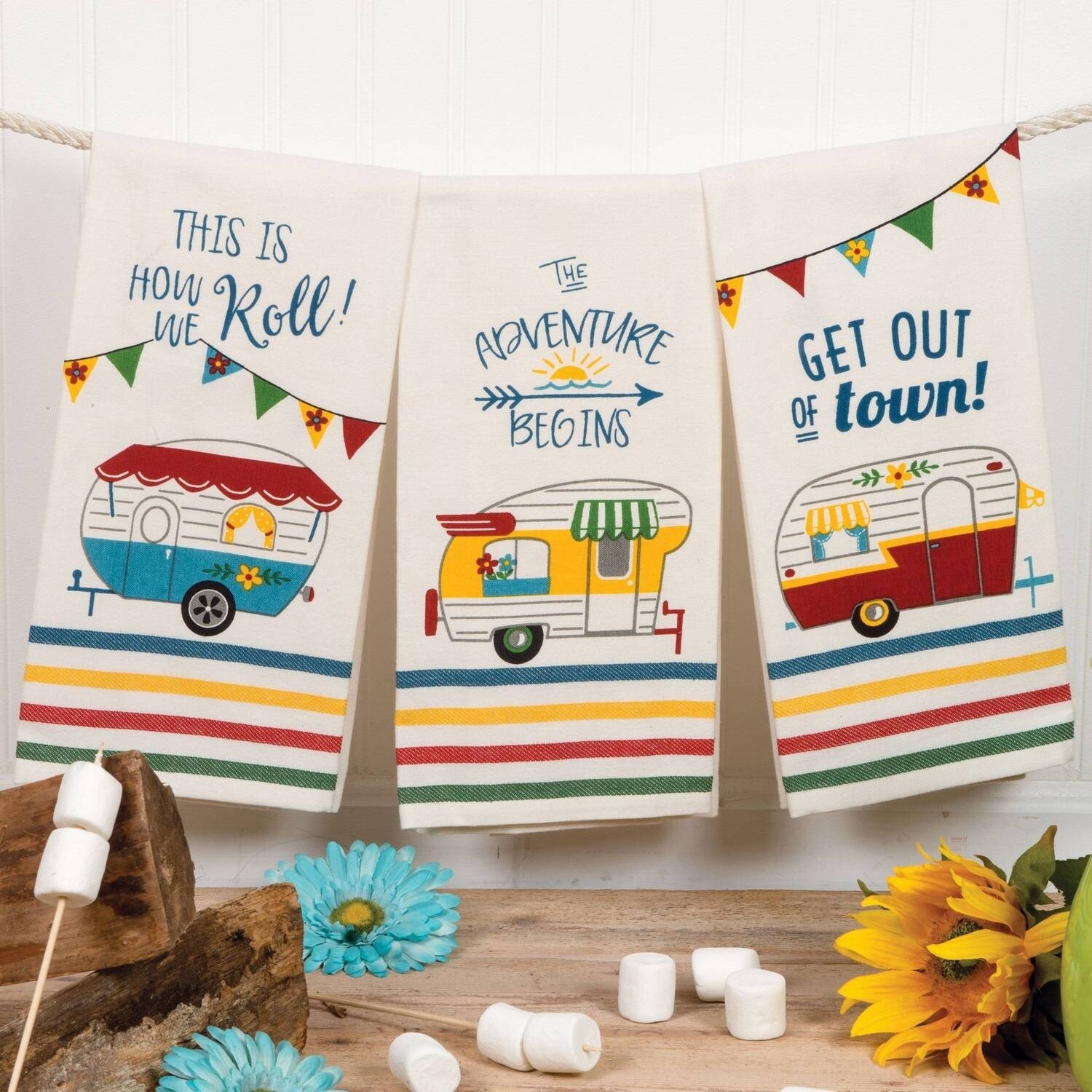 Kay Dee Designs Tea Towel | Happy Camper