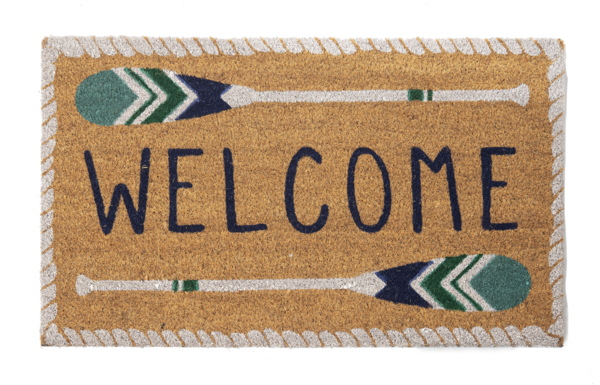 &#39;Welcome&#39; with Paddle Doormat