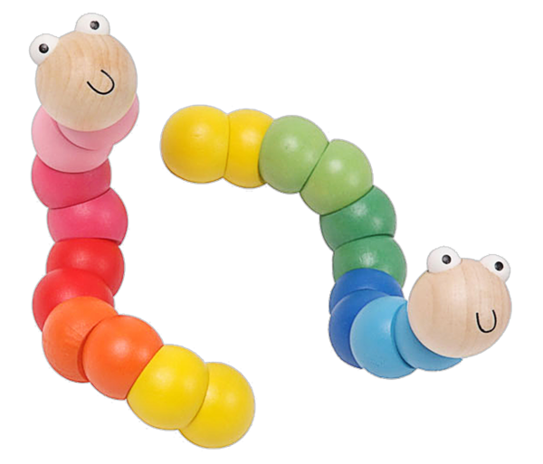 GANZ Wooden Twisty Worm