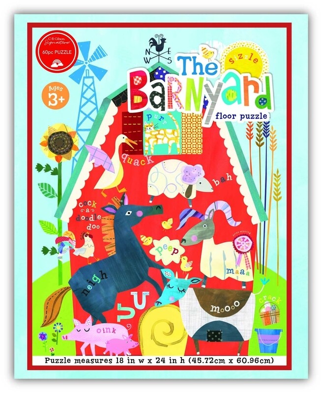Floor Puzzle - Busy Barnyard