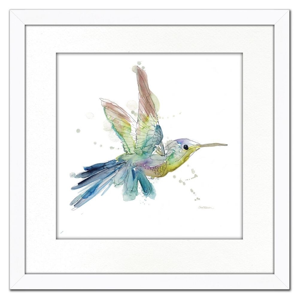 Framed Artwork - Sketchbook Hummingbird