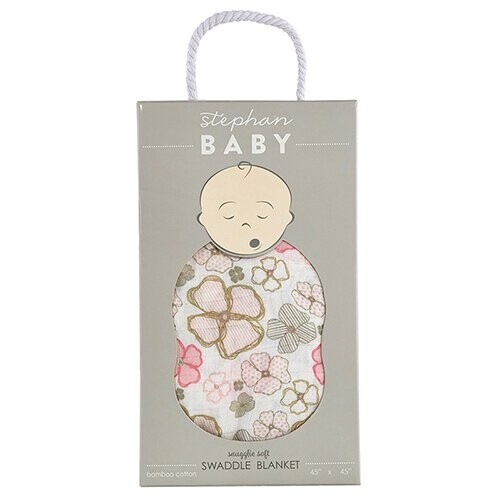 Stephan Baby | Swaddle Blanket - Playful Posies