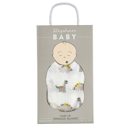 Stephan Baby | Swaddle Blanket - Dinosaur