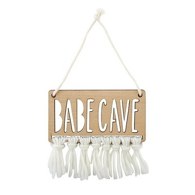 Stephan Baby | Wood Sign - Babe Cave
