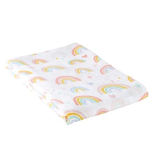 Stephan Baby | Swaddle Blanket - Rainbows