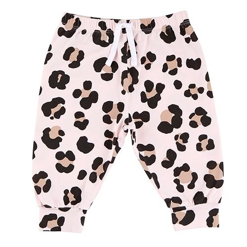 Stephan Baby | Drawstring Pants - Cheetah (6-12 months)