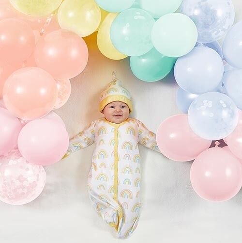Stephan Baby | Gown - Rainbow (0-6 month)