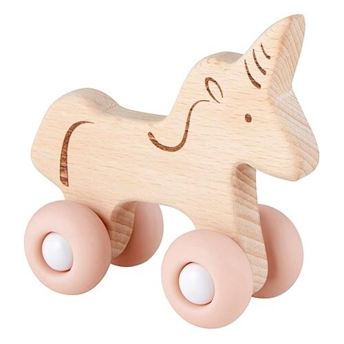 Stephan Baby | Silicone Wood Toy - Unicorn