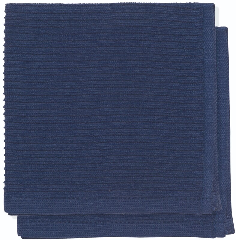 Now Designs Ripple Dishcloths (Set of 2) | Indigo