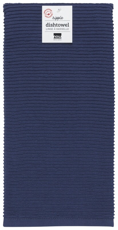 Now Designs Ripple Dishtowel | Indigo 