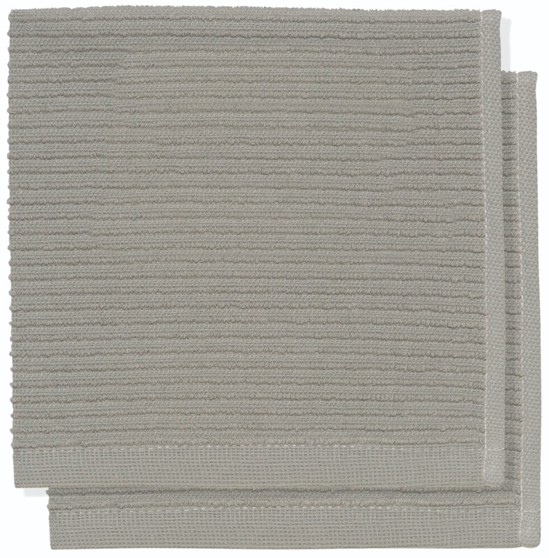 Now Designs Ripple Dishcloths (Set of 2) | London Gray