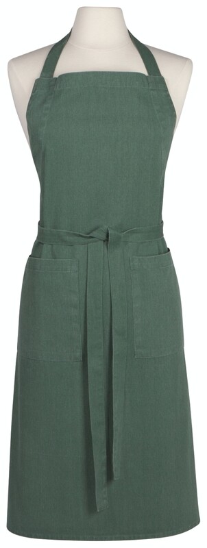 Danica Heirloom Stonewash Apron - Jade
