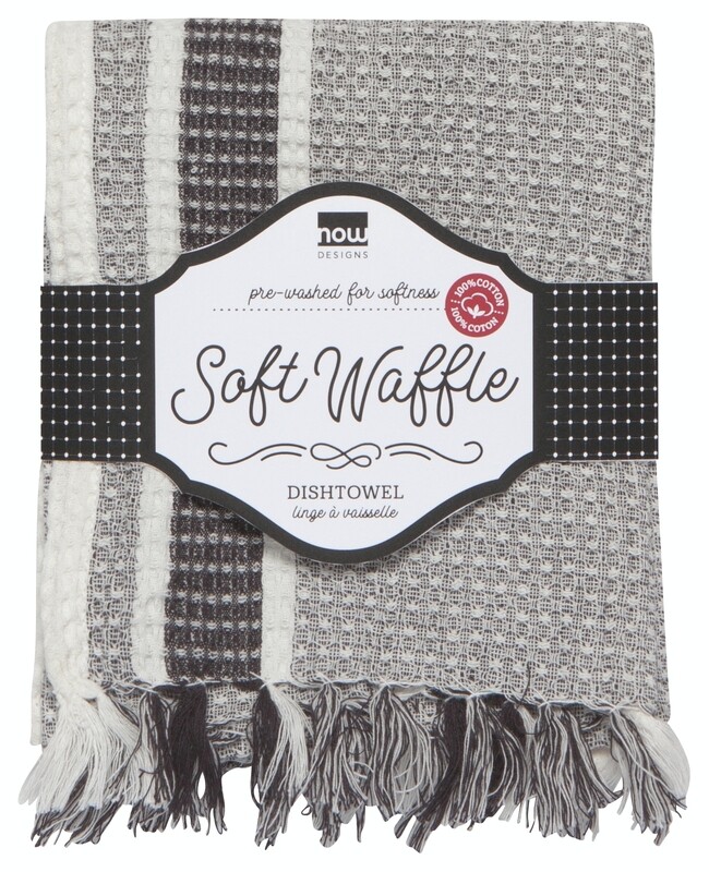 Danica Heirloom Soft Waffle Dishtowel | Shadow