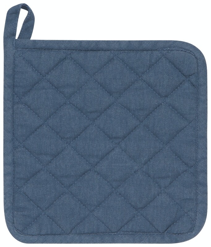 Danica Heirloom Stonewash Potholder - Midnight 