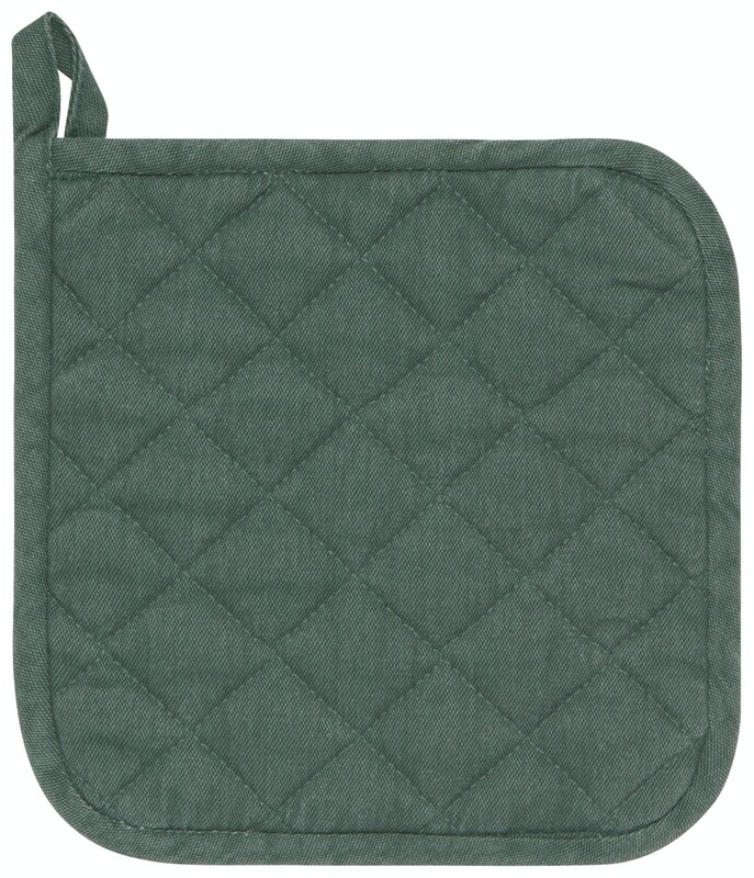 Danica Heirloom Stonewash Potholder - Jade