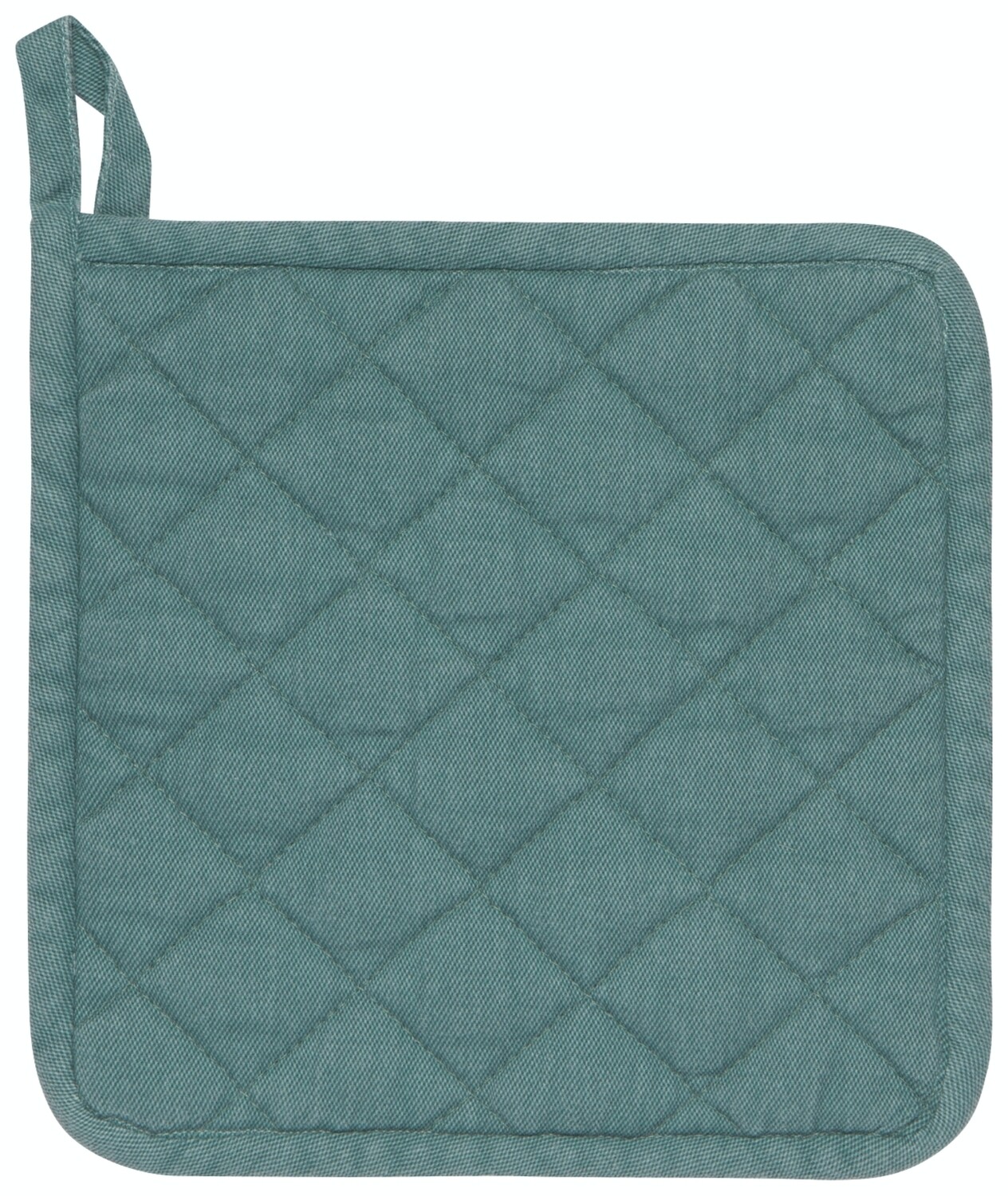 Now Designs Heirloom Stonewash Potholder - Lagoon